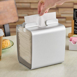 Porta Servilletas de Metal Negro Curvo, Decoración Elegante para Mesa, Ideal para Comidas Diarias, Reuniones Familiares y Decoración de Mesa, de la India - Product Image 2