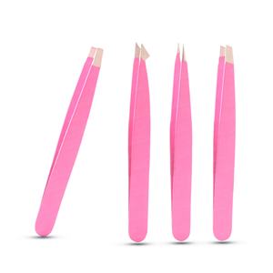 4 estilos diferentes para satisfacer todas sus necesidades Pinzas ligeras de acero inoxidable sin espacios, ideales para el cuidado de cejas y facial - Product Image 6