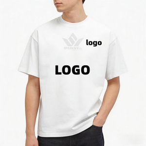 Men's <b>White</b> Letter Logo Print T-Shirt Short Sleeve O-Neck Cotton Jersey Regular Fit Casual Everyday <b>Tee</b> - Product Image 1