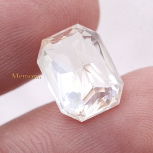 Wholesale 7.76CT 12x9mm Octagon Cut Natural Yellow Sapphire Faceted Loose Gemstone For Custom Jewelry Making Memoria Jewels - Product Image 2