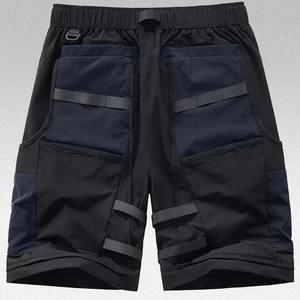 Shorts de sécurité réfléchissants haute visibilité pour hommes, multi-poches, vêtements de travail haute visibilité, shorts de travail pour la construction - Product Image 2