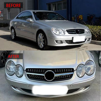 Calandre avant style ciel étoilé pour Mercedes CLK W209 2003-2009, en ABS, nouveau remplacement direct