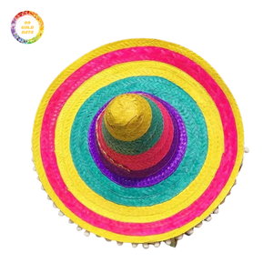 Sombrero Mexicano con Diseño Tradicional, Colores Brillantes, Cómodo para Usar Todo el Día en Festivales - Product Image 6