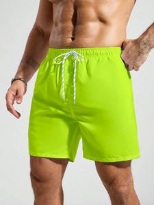 กางเกงว่ายน้ำชายหาดลายดอกไม้ แห้งเร็ว น้ำหนักเบา กันน้ำ เอวยางยืด มีเชือกผูก เหมาะสำหรับทุกเพศ - Product Image 4