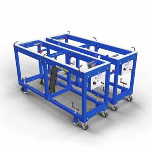 Ausavina Dual-Sided Polished Flip <b>Table</b> for Material Handling APFT7422 - Product Image 1