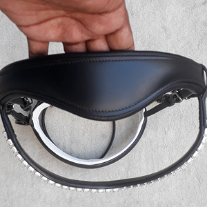 Brida de cuero premium con manivela, brida de calidad superior, brida para caballo hecha a mano, fabricante de artículos para caballos. - Product Image 1