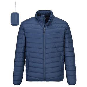 Veste matelassée pour homme sur mesure, résistante à l'eau, légère, pour l'hiver, le voyage, le ski, les activités de plein air, avec poches zippées - Product Image 1
