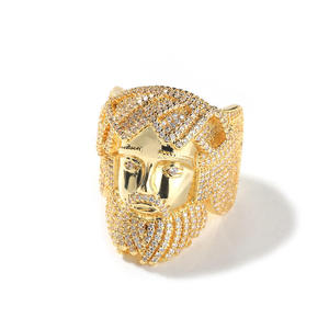 Best Selling Unisex Luxury Unisex Cocktail <b>Ring</b> 925 Silver Diamond Pave Setting Micro Insert Everyday Wear - Product Image 6