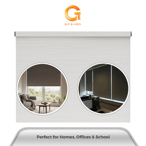 Persianas Enrollables Blancas con Diseño de Madera, Modelo GB83051, 76x183cm, para Hogar y Oficina, el Mejor Proveedor de Malasia, Calidad OEM B2B - Product Image 6