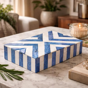 Customized New Bone Inlay Decorative Square Pattern Jewelry Box Bone Inlay Design for Premium Storage Solution - Product Image 5