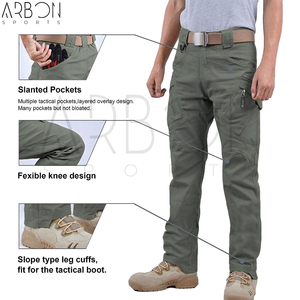 Pantalon cargo en coton léger pour homme, résistant à l'eau, de qualité supérieure, fabriqué au Pakistan, design unique, style streetwear. - Product Image 3