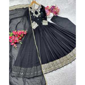 ชุดออกงานปาร์ตี้แบบสุภาพเรียบร้อยพร้อม dupatta สำหรับโอกาสพิเศษ - Product Image 4