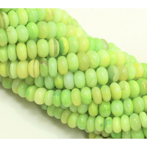 Perles d'opale verte Parrot Green Dot, forme ronde, lisses, 16 pouces, 8-11 mm, perles d'opale verte Parrot, pour la création de bijoux. - Product Image 5