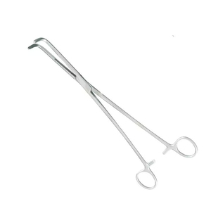 Pinzas Heaney de Acero Inoxidable, Instrumento Quirúrgico, Pinza Curva para Procedimientos Ginecológicos y de Cirugía General - Product Image 1