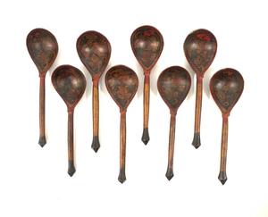 Cuillère à thé en bois lisse et polie, cuillère à café et à sucre en bois naturel, accessoire de cuisine durable - Product Image 1