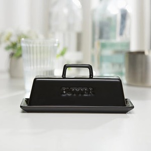 Black Metal Butter Dish Stylish Butter <b>Storage</b> <b>Container</b> Used For Enhancing Modern <b>Kitchen</b> Decor And Daily <b>Kitchen</b> <b>Storage</b> Use - Product Image 4