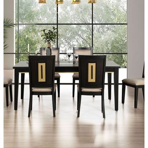 Set di 2 Sedie da Pranzo in Legno Stile Contemporaneo per Comfort in Cucina e Sala da Pranzo - Product Image 5