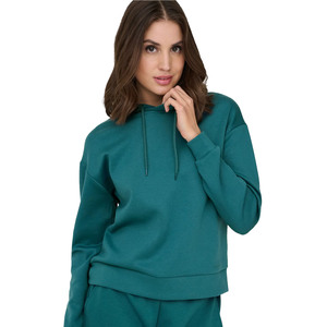 Women Solid Color Hooded Fleece Sweatshirt Full Sleeve With Pockets Breathable Autumn Casual Wear - Product Image 5