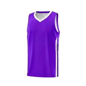Yellow V-Neck Sleeveless Basketball Jersey Mesh Breathable Unisex Adult Sports Tank <b>Top</b> - Product Image 3