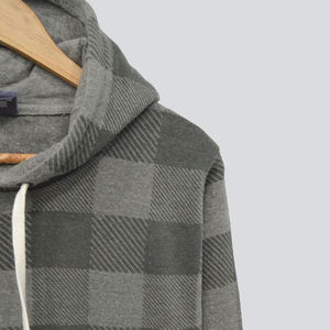 เสื้อฮู้ดดี้แฟชั่นใหม่ ไซส์พลัส สไตล์ลำลอง สีพื้น สำหรับฤดูหนาว เสื้อผ้าสตรีทแวร์ แขนยาว โลโก้ด้านหน้า สามารถสั่งทำได้ - Product Image 4