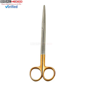 กรรไกรตัดเย็บผ่าตัดแบบแมนนวล Metzenbaum ขนาด 7 นิ้ว ผลิตจากเหล็กกล้าไร้สนิมของเยอรมนี ใบมีดตรง/โค้ง ปลายทู่/ปลายมน สำหรับงานผ่าตัดที่ละเอียดอ่อน - Product Image 6
