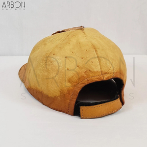 Casquettes en cuir véritable texturé effet croco bicolore de qualité ultra-premium pour adultes, idéales pour la vente en gros et très demandées - Product Image 4