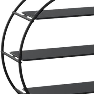 3 Tier Metal Cupcake <b>Stand</b> Black Round Cake Display Plate for Afternoon <b>Tea</b> Birthday Parties & Elegant Dessert Presentation - Product Image 2