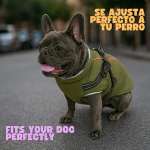 Cappotto per Cani con Fodera in Pile Caldo e Imbracatura, 6 Colori, Taglie S-5XL, Interno Confortevole e Caldo, Abbigliamento per Animali Domestici - Product Image 5