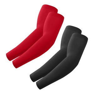 Manchons de protection solaire UPF50+ unisexes en polyester couleur unie pour hommes, manches longues, disponibles en bleu, blanc, vert, noir et plusieurs couleurs, collection 2026 - Product Image 3