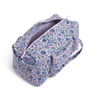 Bolsa de Viaje Acolchada con Diseño Floral para Mujer, Bolsa de Gimnasio con Cierre de Cremallera, Multifuncional, de Poliéster - Product Image 6