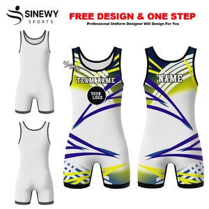 SINGLET de Boxeo Unisex SINEWY SPORTS, Sublimado, Ajustado, de una Pieza, Transpirable, de Spandex y Poliéster, 260g, Secado Rápido, Ligero - Product Image 4