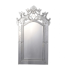 Miroir mural décoratif baroque vénitien de qualité supérieure |   Miroir en verre de style antique pour salon, hôtel et intérieurs classiques - Product Image 1