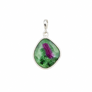 Colgante de Zoisita Rubí Natural Hecho a Mano, Plata de Ley 925, Colección de Joyería con Piedras Preciosas, Mejor Precio - Product Image 3
