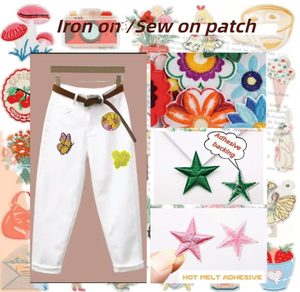 Premium Funny Embroidered <b>Patches</b> Hook and Loop Iron On Clothing <b>Patches</b> for Jackets Hats <b>Backpacks</b> Vests Fashion Accessories - Product Image 4
