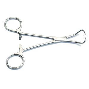 Pinza para toallas Backhaus de acero inoxidable de alta calidad, instrumento quirúrgico manual reutilizable - Product Image 1
