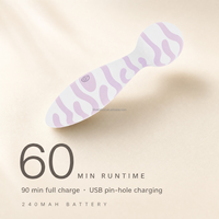 Vibromasseur Baguette à Double Tonalité et Motif Ondulé, 100% Silicone Liquide Ultra Doux, Courbé, Masseur Personnel BlueRabbit, Vente en Gros ODM OEM