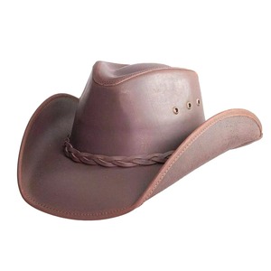 GENERSA SPORTS Cowboy <b>Hat</b> Unisex Beaded <b>Band</b> Mesh Ventilation Light Brown Casual Outdoor Four Seasons Adult Adjustable Polyester - Product Image 6