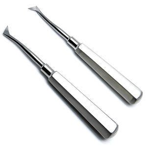 Ensemble de 3 élévateurs dentaires à pointe incurvée de haute qualité, instruments chirurgicaux pour racines, 2mm 3mm 4mm, manuels, en acier inoxydable, garantie à vie - Product Image 3