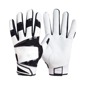 Gants de frappeur de baseball sur mesure, couleur et logo personnalisés, manchette longue, haute adhérence, cuir durable, séchage rapide, respirant, écologique - Product Image 1