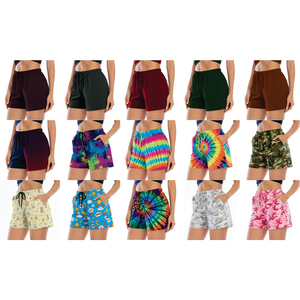 Shorts de Verano para Mujer, Corte Regular, Cintura Elástica, Tacto Suave, 100% Algodón, Transpirables, Ligeros, Estilo Urbano - Product Image 5