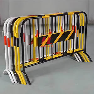 पेशेवर भीड़ नियंत्रण बाधा प्रणाली घटना और निर्माण सुरक्षा के लिए गैल्वेनाइज्ड स्टील अस्थायी बाड़ लगाना - Product Image 1