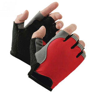 Guantes Unisex de Medio Dedo de Algodón/Poliéster/Spandex con Acolchado de Gel de Alto Agarre Personalizado, Cómodos para Pantallas Táctiles, Cuatro Mitones - Product Image 4