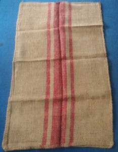 กระสอบป่านคุณภาพสูง DW STD 100% พร้อมเชือกผูก ลายแดง สำหรับบรรจุข้าว โกโก้ เม็ดมะม่วงหิมพานต์ เป็นมิตรกับสิ่งแวดล้อม ย่อยสลายได้ทางชีวภาพ - Product Image 1