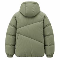 Vêtements de sport HMA SPORTS APPAREL, veste matelassée pour homme, fermeture éclair, coupe-vent, imperméable, respirante, polyester, hiver, décontractée, coupe ample, taille standard