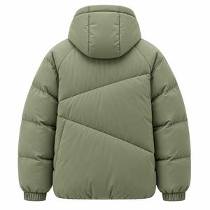 Vêtements de sport HMA SPORTS APPAREL, veste matelassée pour homme, fermeture éclair, coupe-vent, imperméable, respirante, polyester, hiver, décontractée, coupe ample, taille standard - Product Image 4