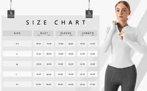 Chaqueta de yoga ligera y transpirable para mujer, con cremallera completa, cuello alto, orificios para los pulgares, elástica en cuatro direcciones, para correr, top de gimnasio - Product Image 2