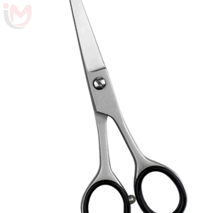 Ciseaux de coiffure professionnels en acier inoxydable, lame tranchante, manche long, pour droitiers, poignée en caoutchouc - Product Image 4