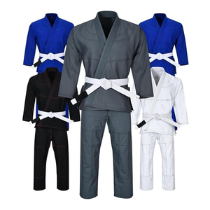 Kimono Profesional de Jiu Jitsu Blanco de Primera Marca / Uniforme de Jiu Jitsu Brasileño Personalizado Unisex con Tela Elástica 100% Algodón - Product Image 1