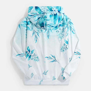 เสื้อฮู้ดดี้พิมพ์ลายดิจิตอลสำหรับผู้ชาย ผ้าฝ้ายฟลีซ 100% นุ่ม ระบายอากาศดี เหมาะสำหรับใส่ลำลอง เล่นกีฬา และออกกำลังกาย - Product Image 3