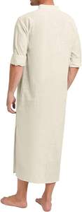 2026 New Premium <b>Men</b> Kurta <b>Pajama</b> <b>Set</b> Custom Logo Plain Design Islamic Clothing OEM Supplier Bulk Orders - Product Image 5